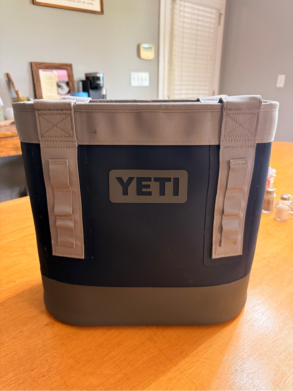 YETI Navy and Tan Camino 20 - Durable Men’s Carry Bag